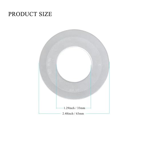 Geberit 816 418 00 1 Dual Flush Valve Seal Washer Replacement Kit - 5-Pack